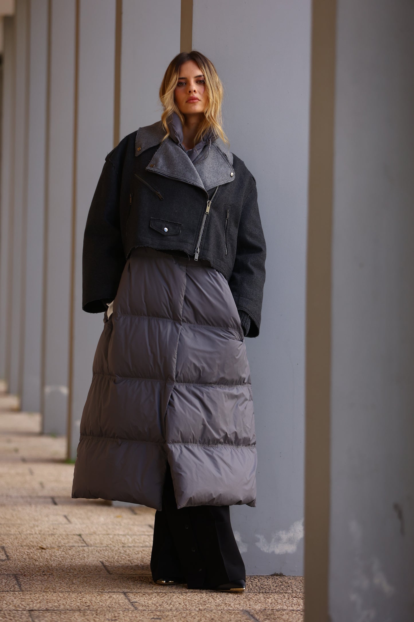 Casaco de Penas Longo - Iceberg