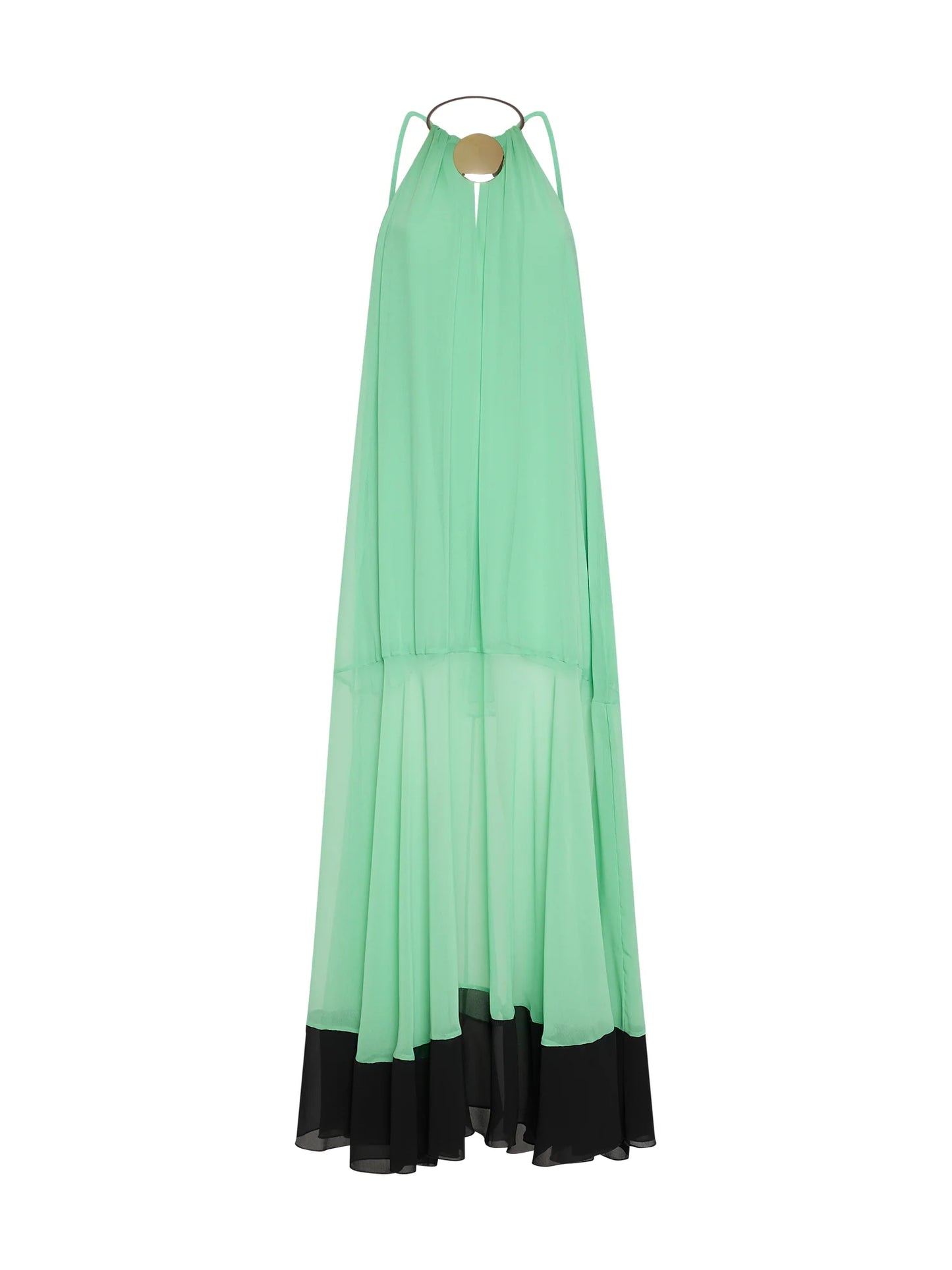 Vestido Longo Georgette - Simona Corsellini