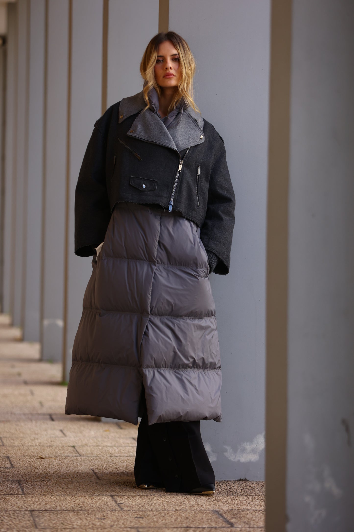 Casaco de Penas Longo - Iceberg