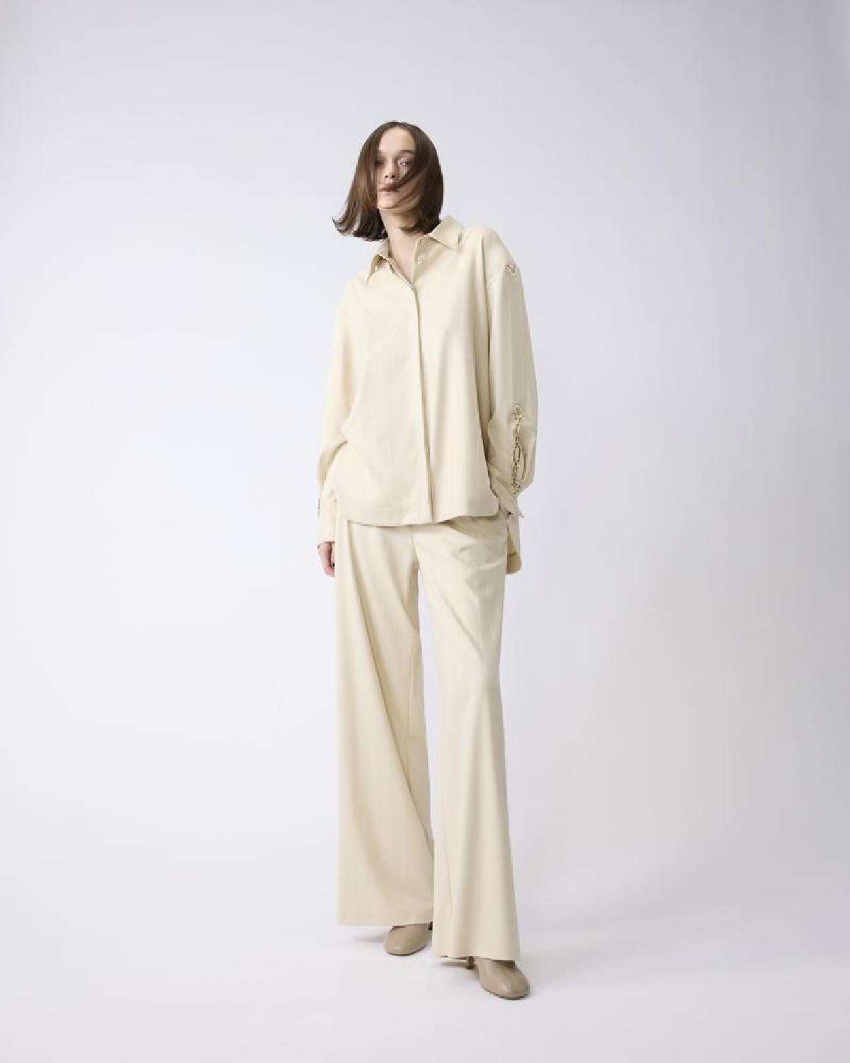 Calças De Alfaiataria Fluidas - Simona Corsellini