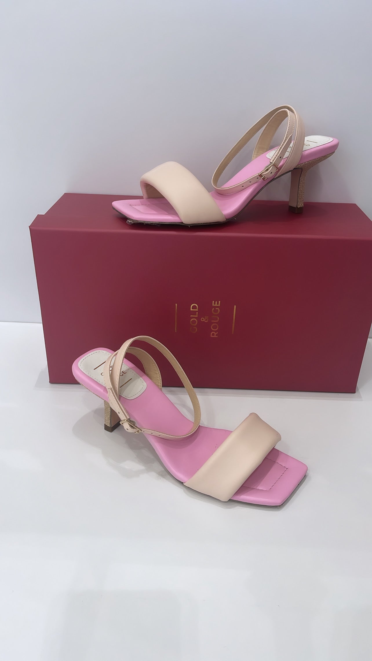 Sandália Kika Rose - Gold&Rouge