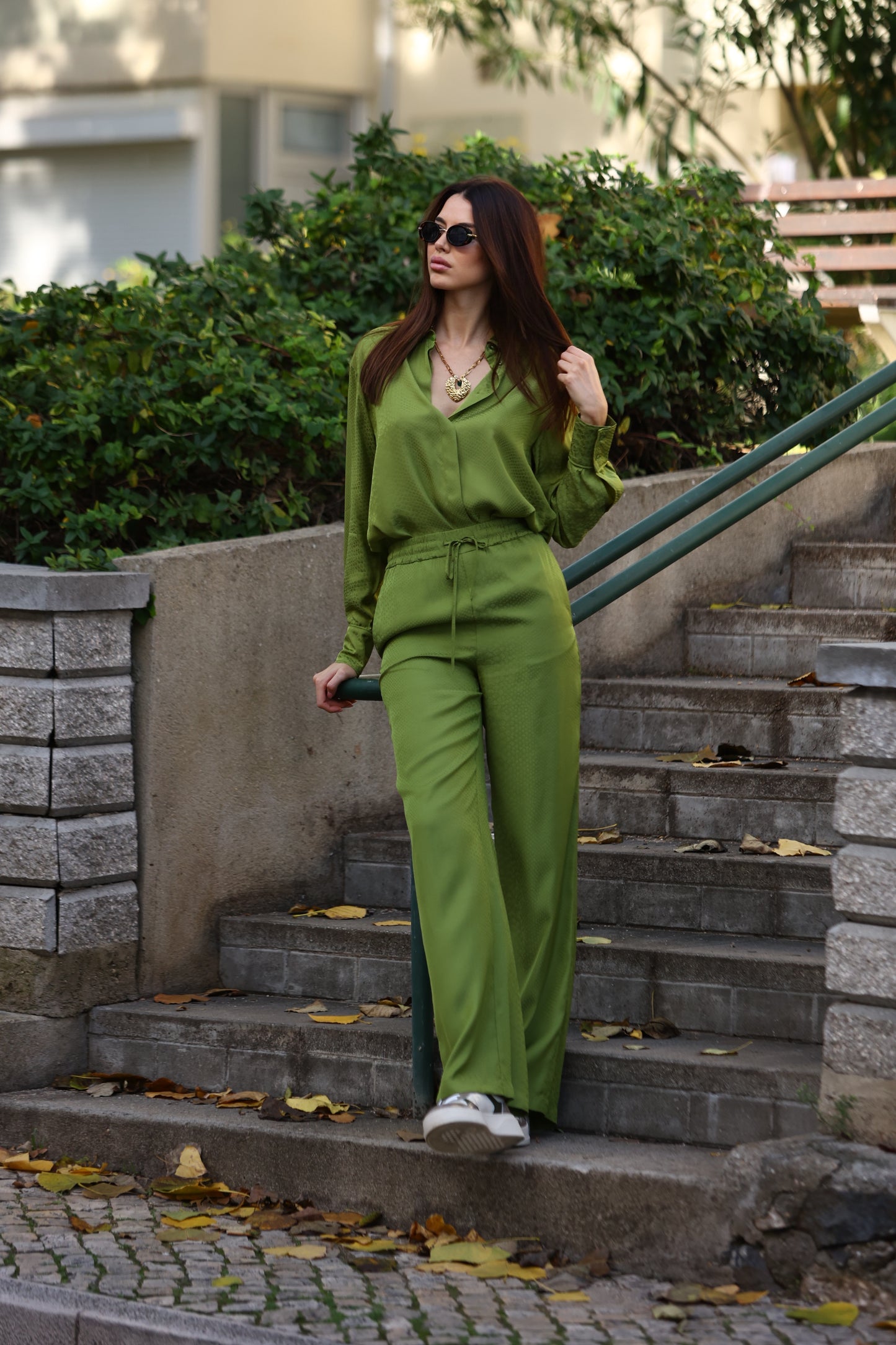 Camisa de Viscose com Estampa de Cobra - Iceberg