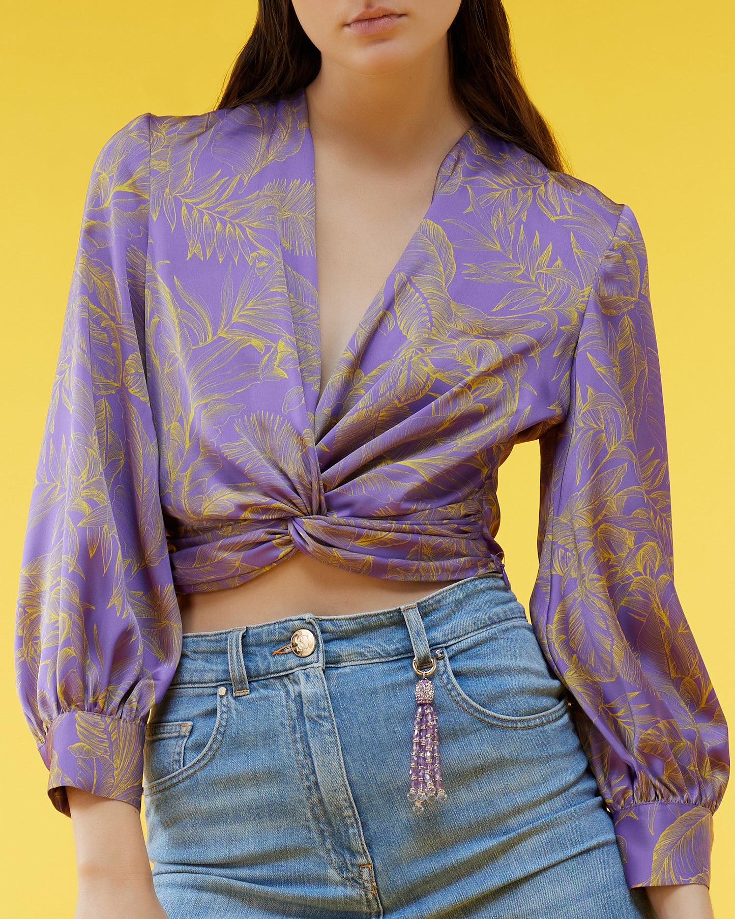 Cross-over Blouse - Simona Corsellini