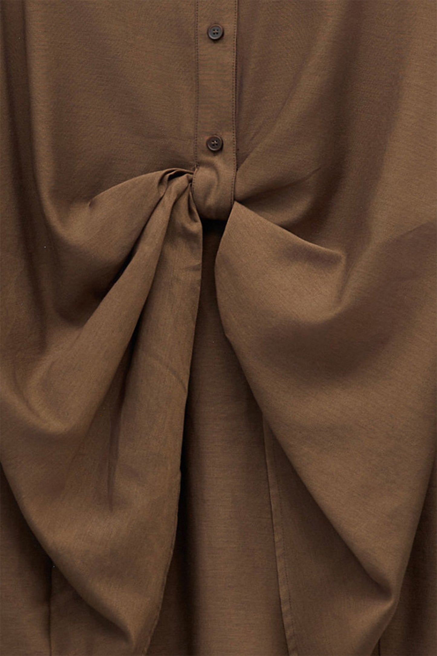 Camisa Com Laço Frontal Estruturado – Eleh