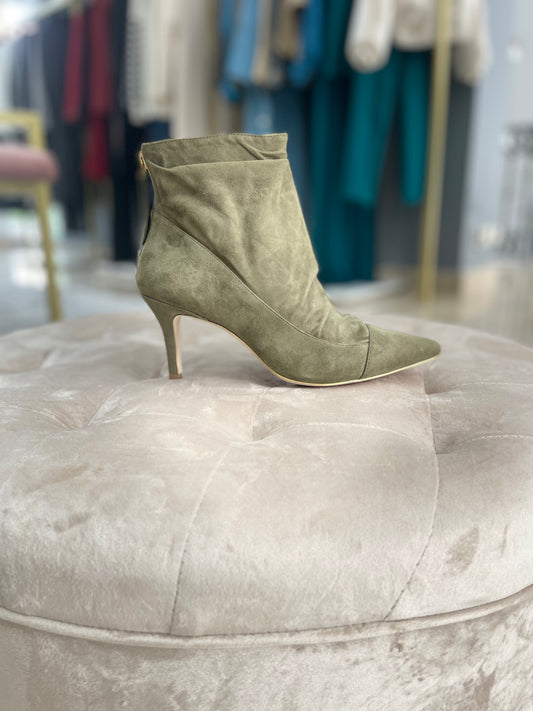 Bottines Camurça Or&Rouge