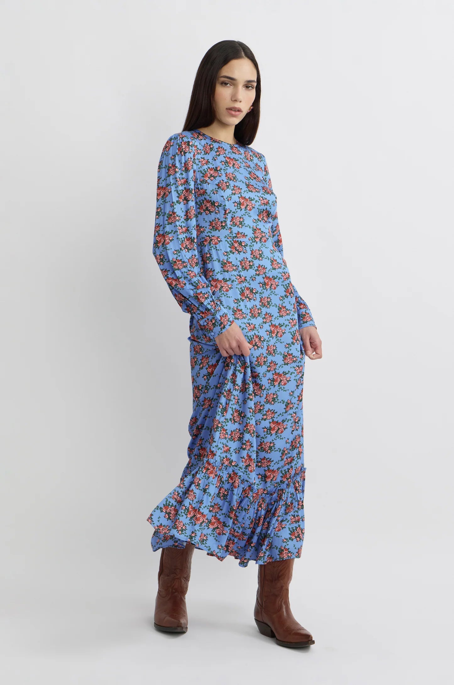 Vestido Longo Ruchet - Manoush