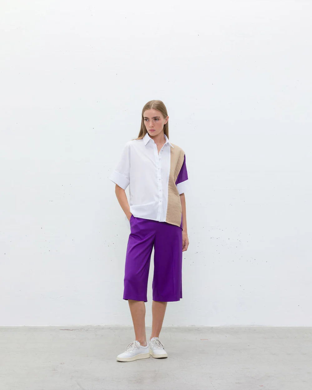 Camisa com detalhe plissado - Jijil