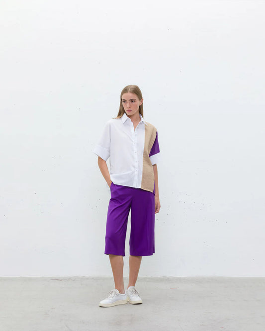 Camisa com detalhe plissado - Jijil