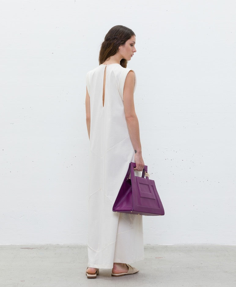 Vestido com Detalhes nos Ombros - Jijil