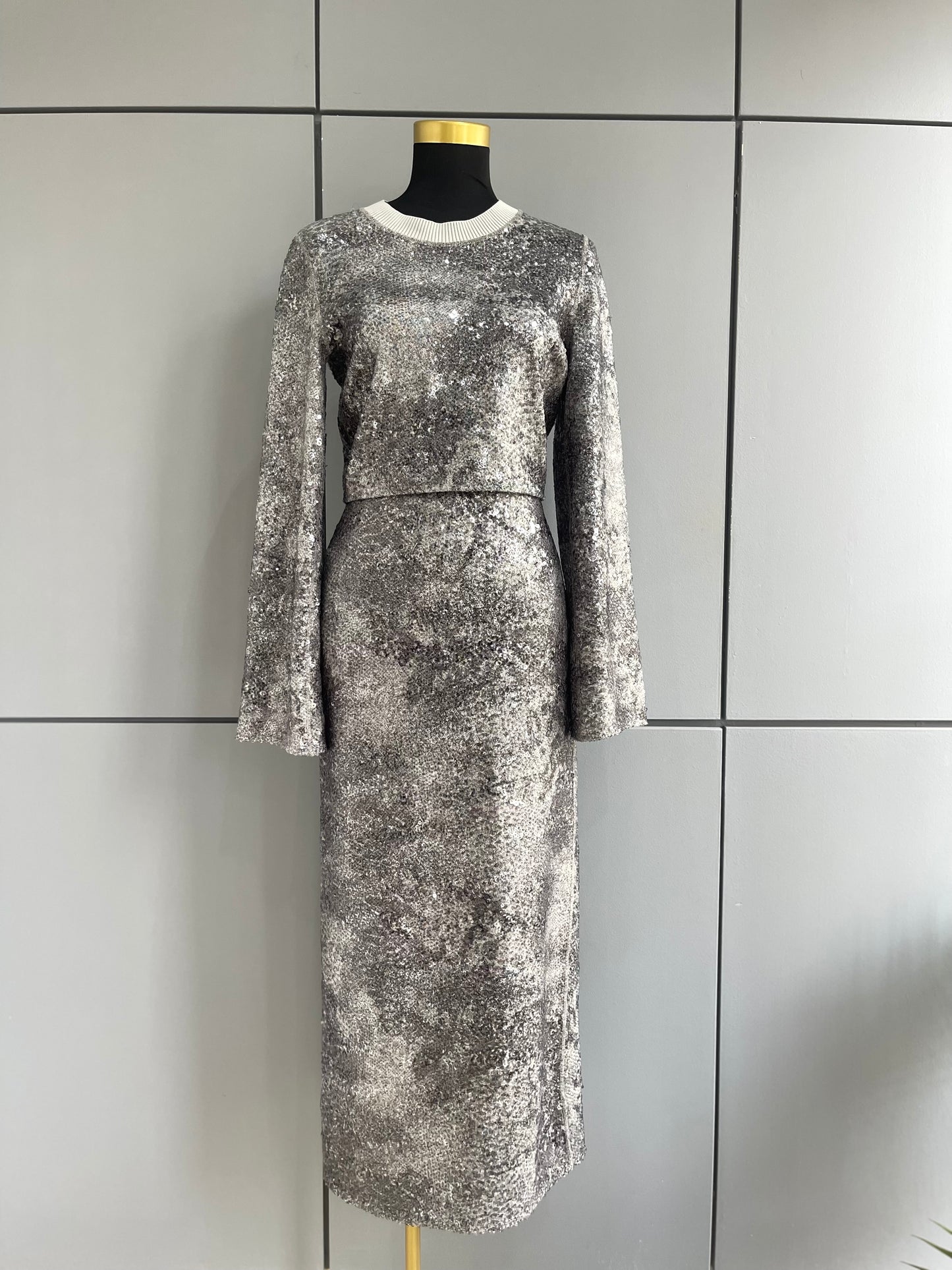 Saia Longa De Lantejoulas - Iceberg