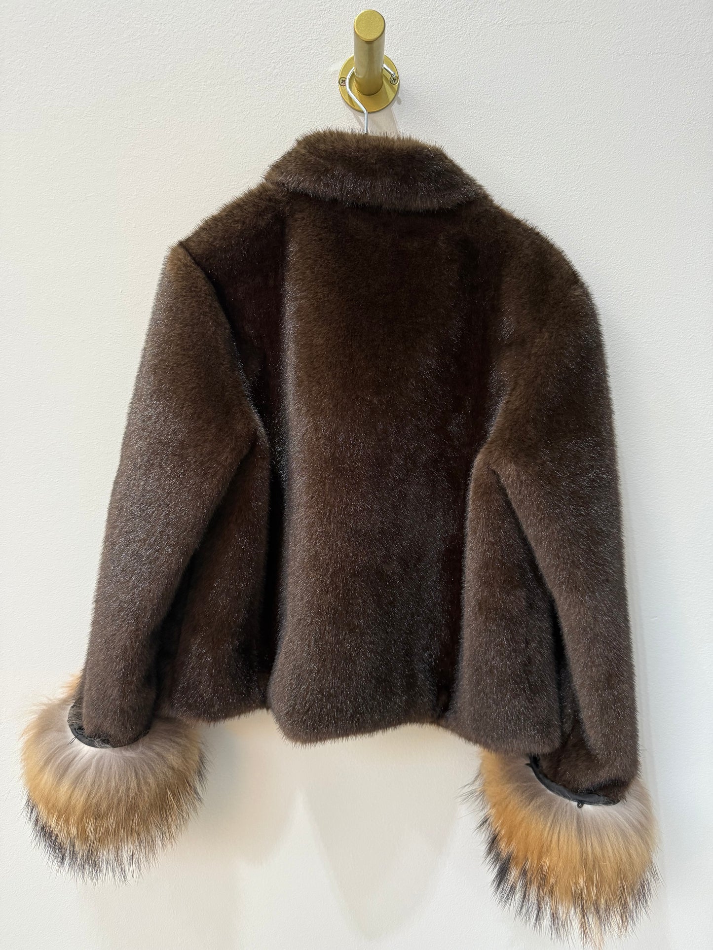 Casaco Em Pelo Com Punhos - Pho Firenze