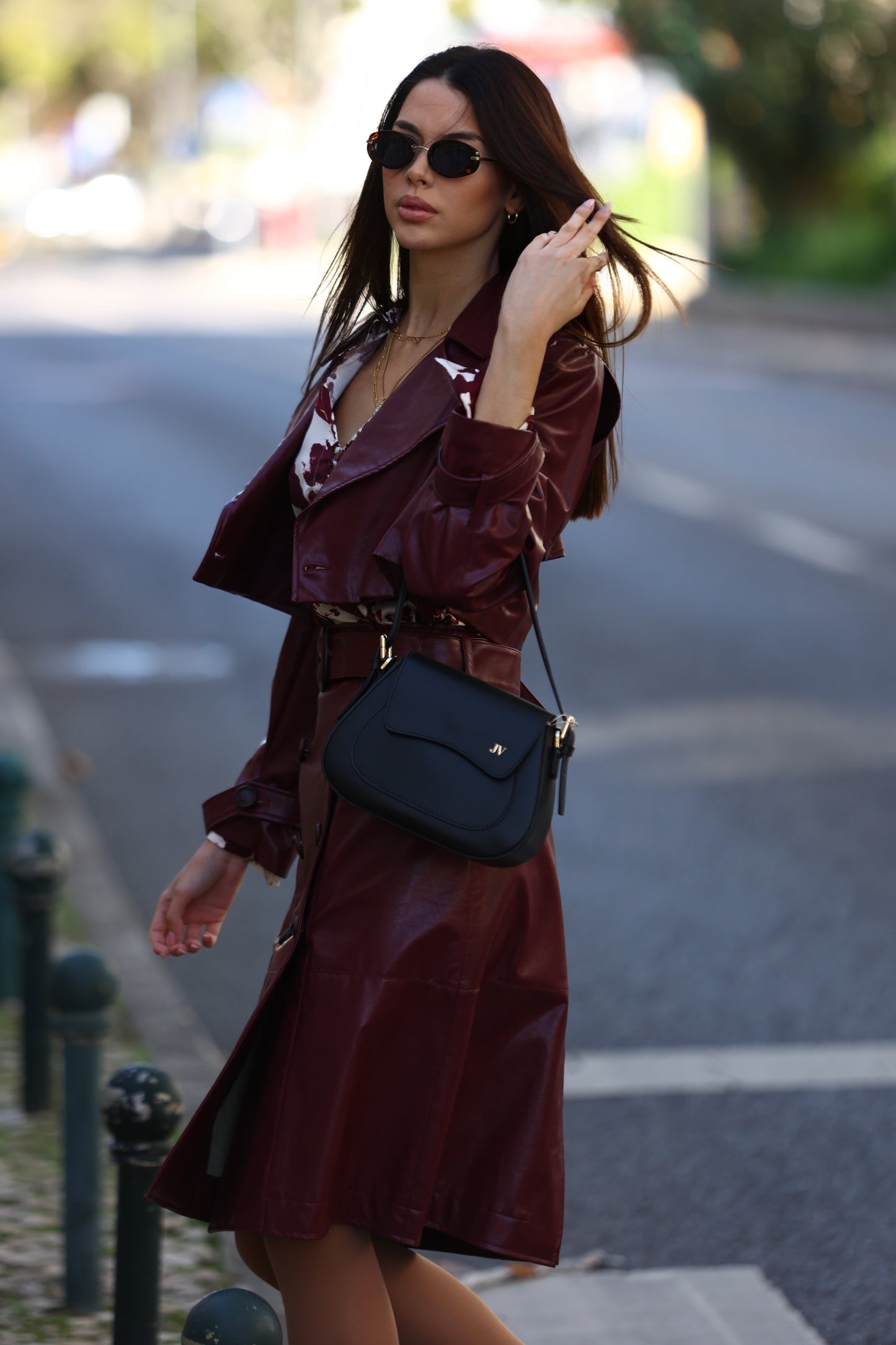 Saia em Couro Ecológico - Jijil