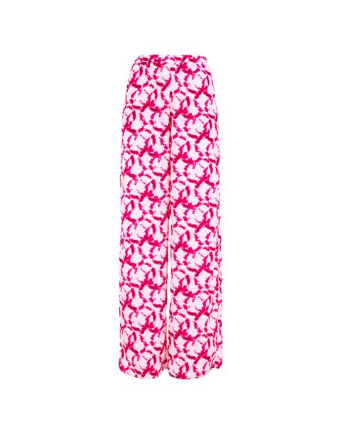 Printed Trousers with Elastic Waistband - Jijil