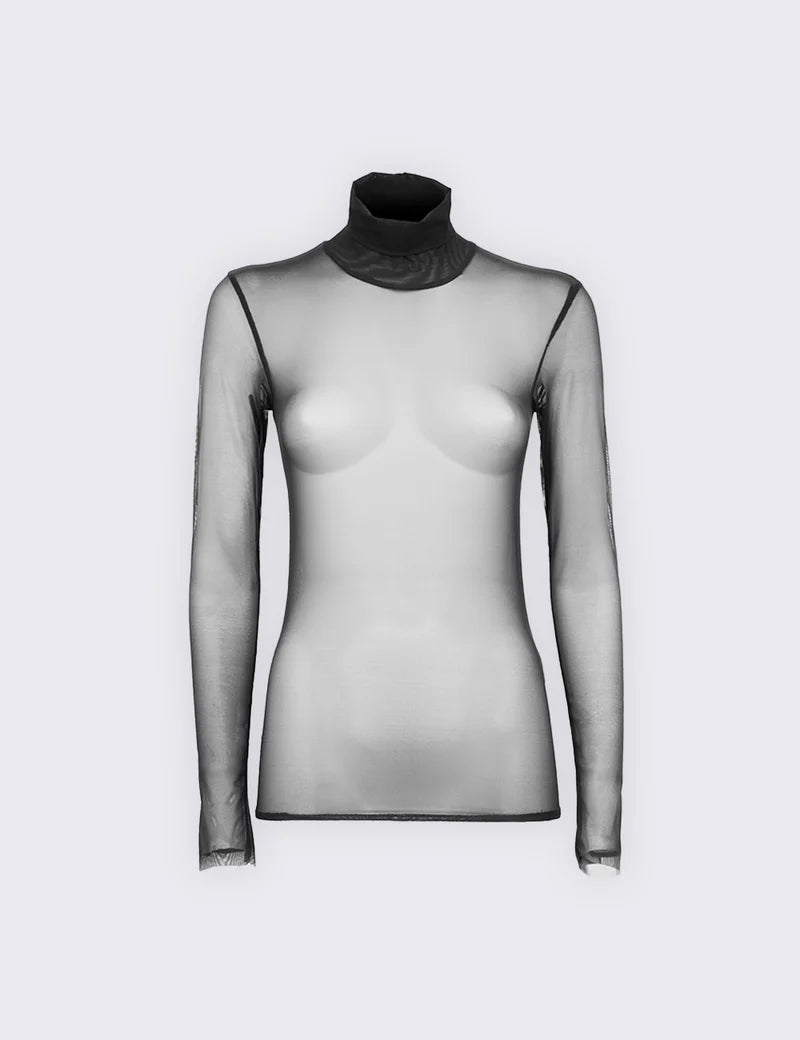 Transparent Nylon Blouse - Jijil