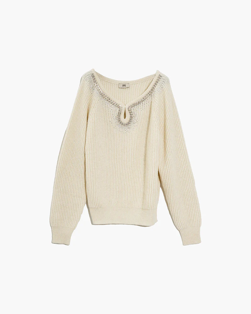 Camisola Com Aplicações Joia - Jijil