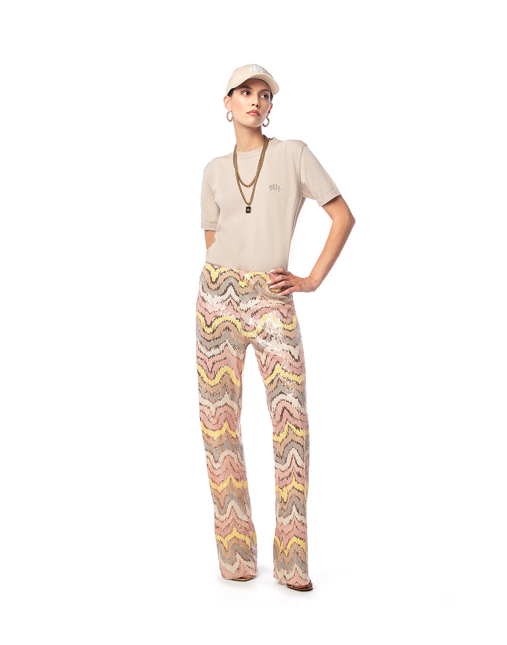 Cannes Pastel Rainbow Trousers - Mvp Wardrobe