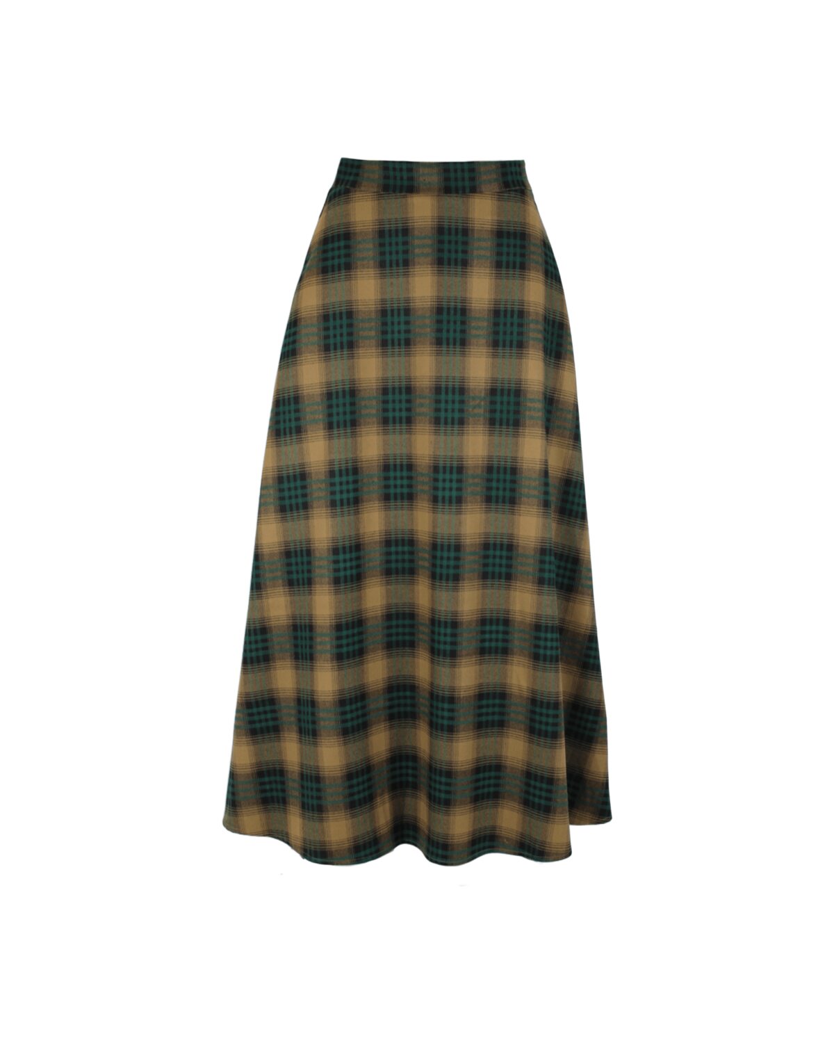 Saia Midi Cotton Check aos Quadrados – Anonyme Designers