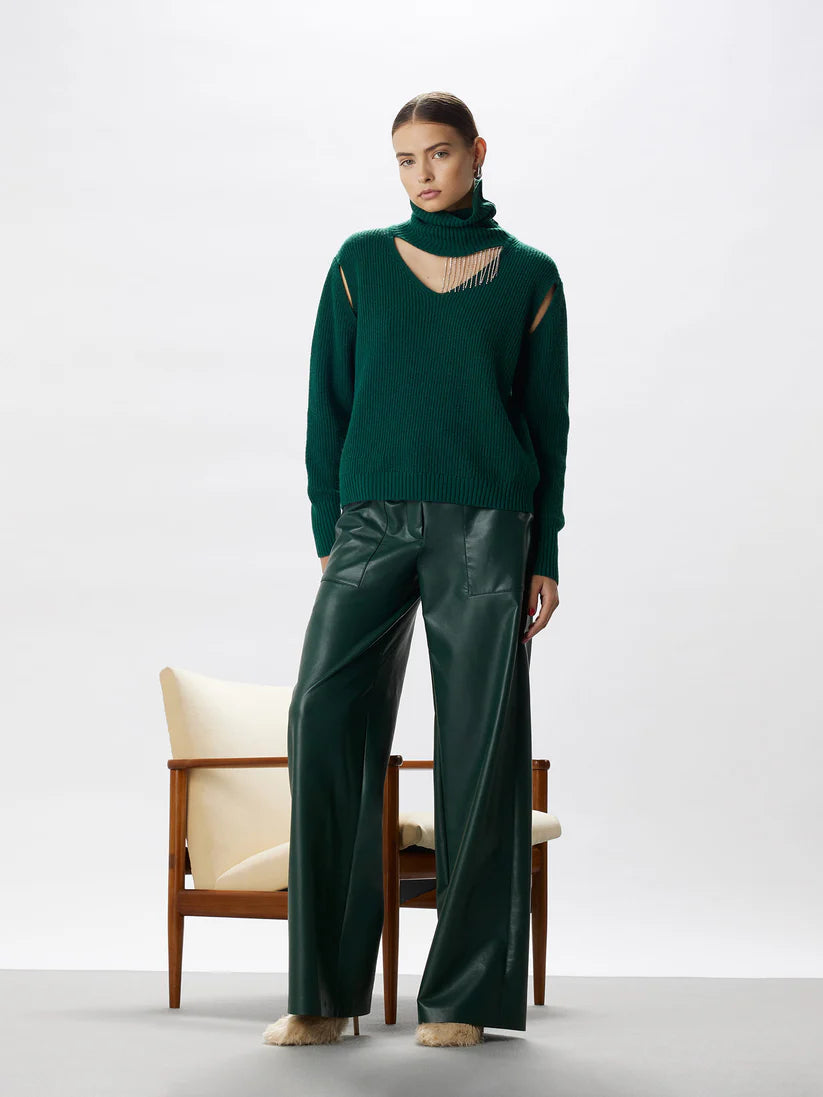 Vegan Leather Trousers - Simona Corsellini