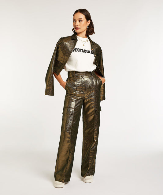 Ali Metallic Trousers - Josh V