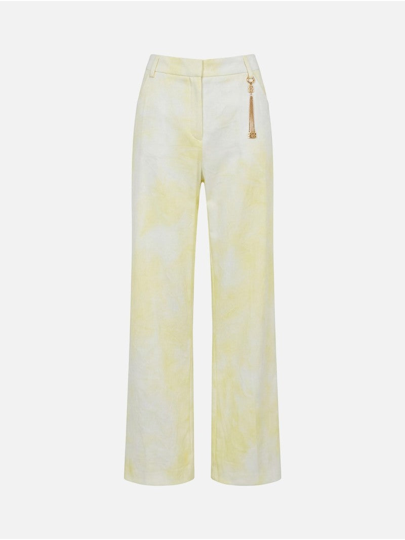 Calça Fluida Tie-Dye com Acessório Metálico – Scripta