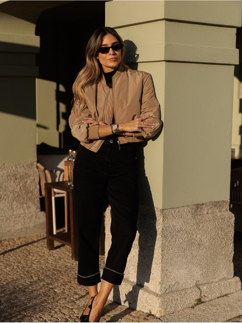 Casaco Curto Estilo Bomber  – Scripta