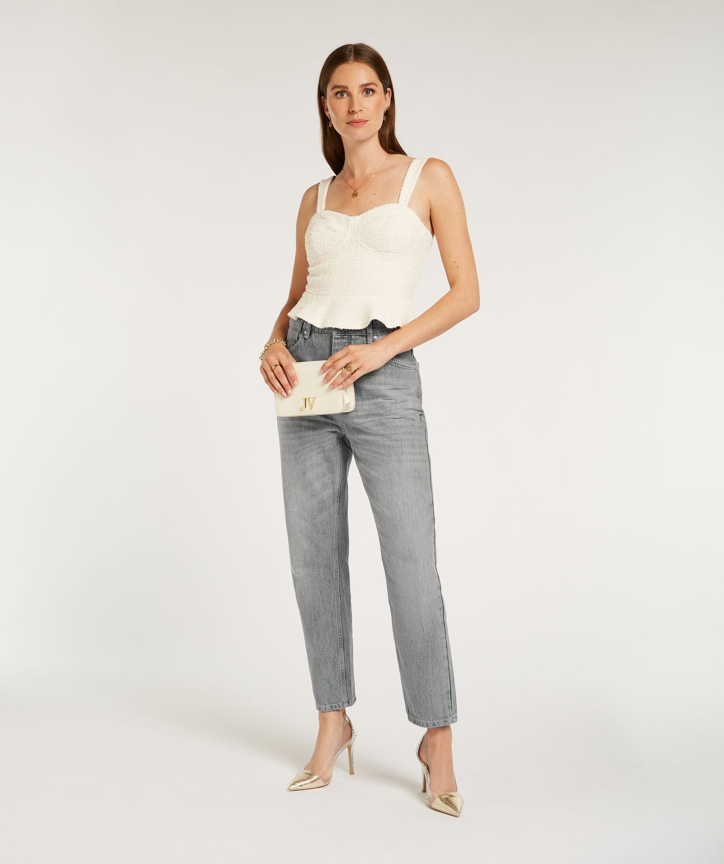 ELLY  Bustier Top com Glitter - Josh V