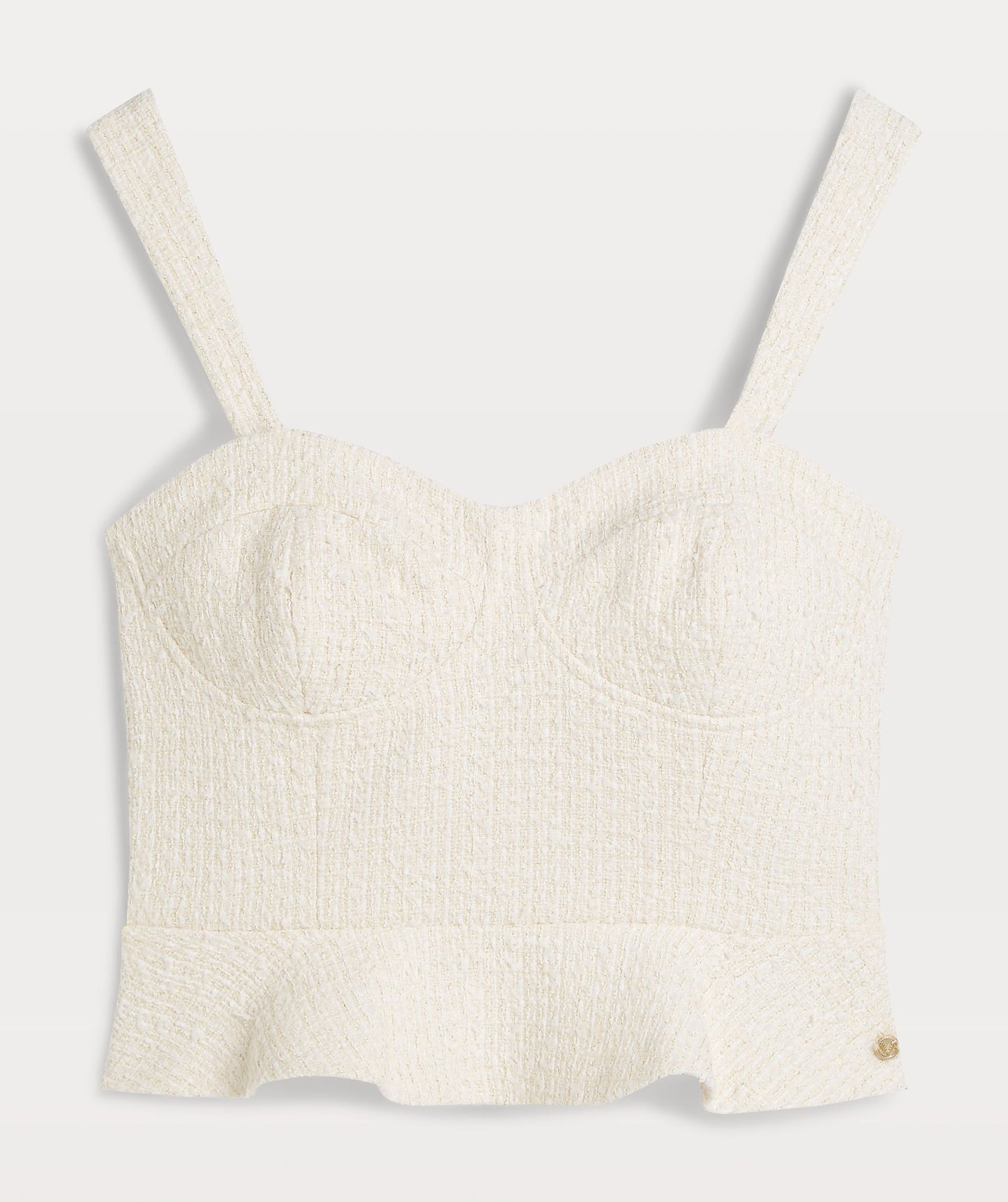 ELLY  Bustier Top com Glitter - Josh V