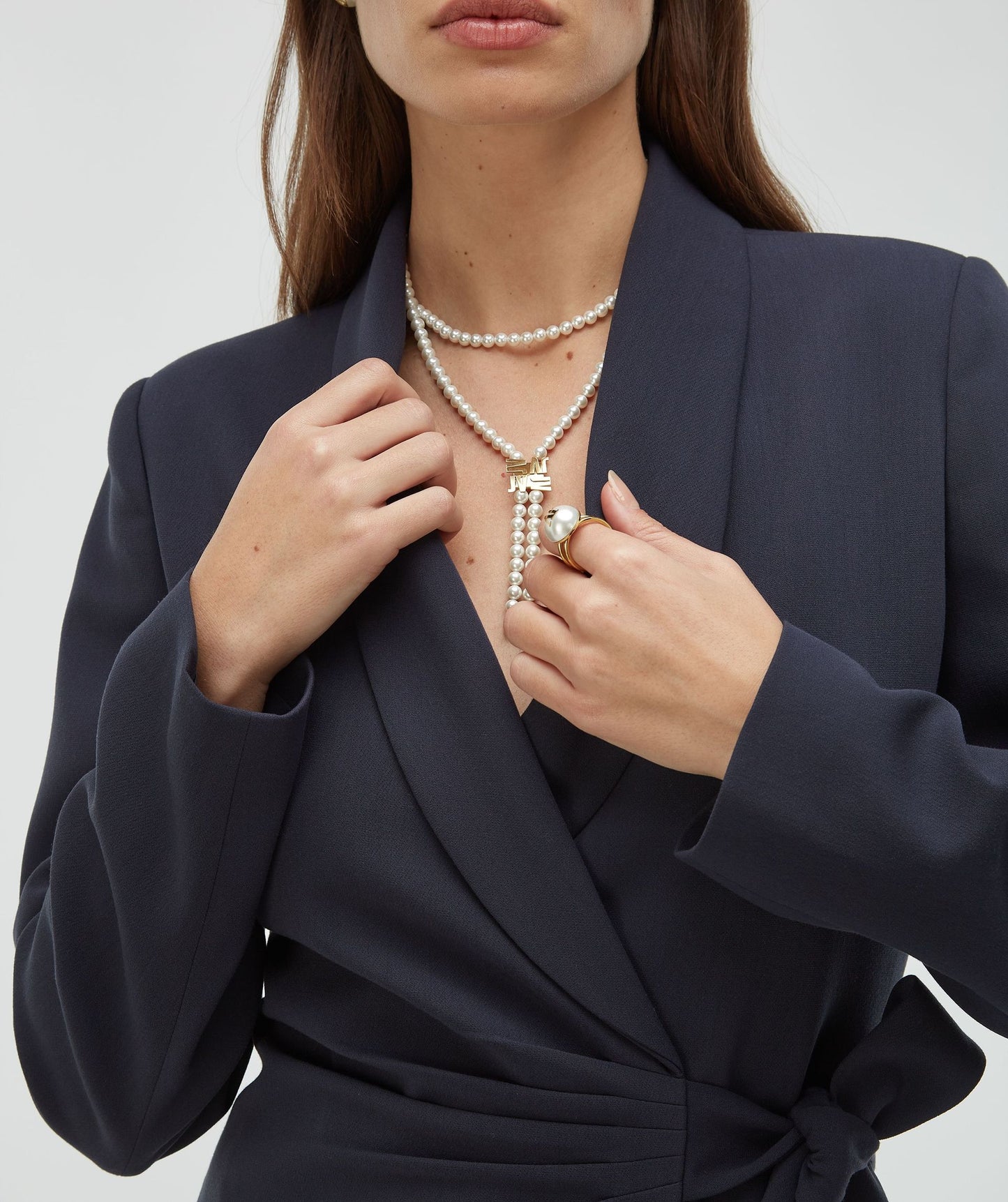 Colar KENZIE com pérolas ajustável - Josh V