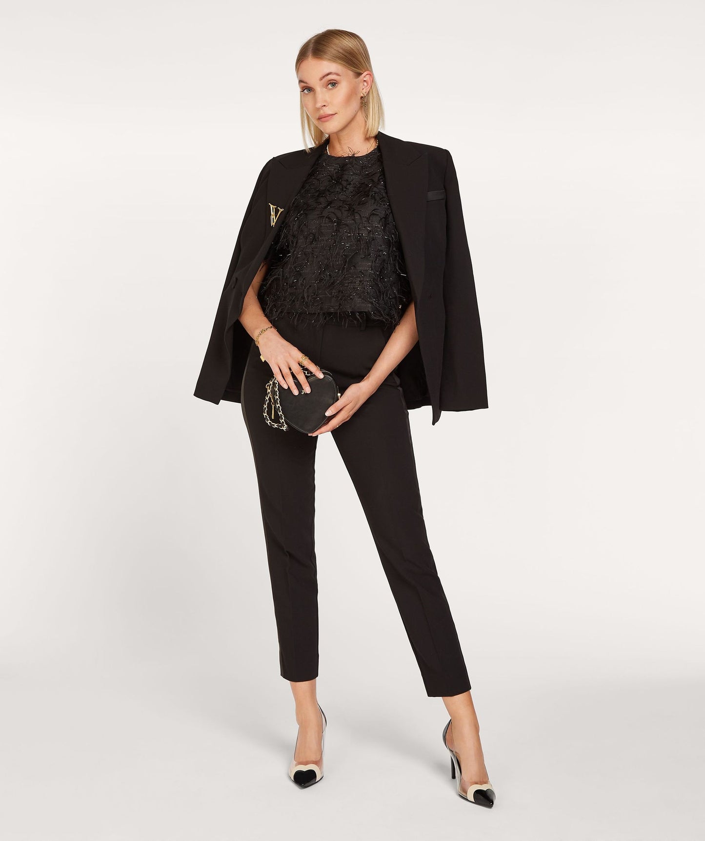 KILIANA Top Cropped com Lurex -Josh V