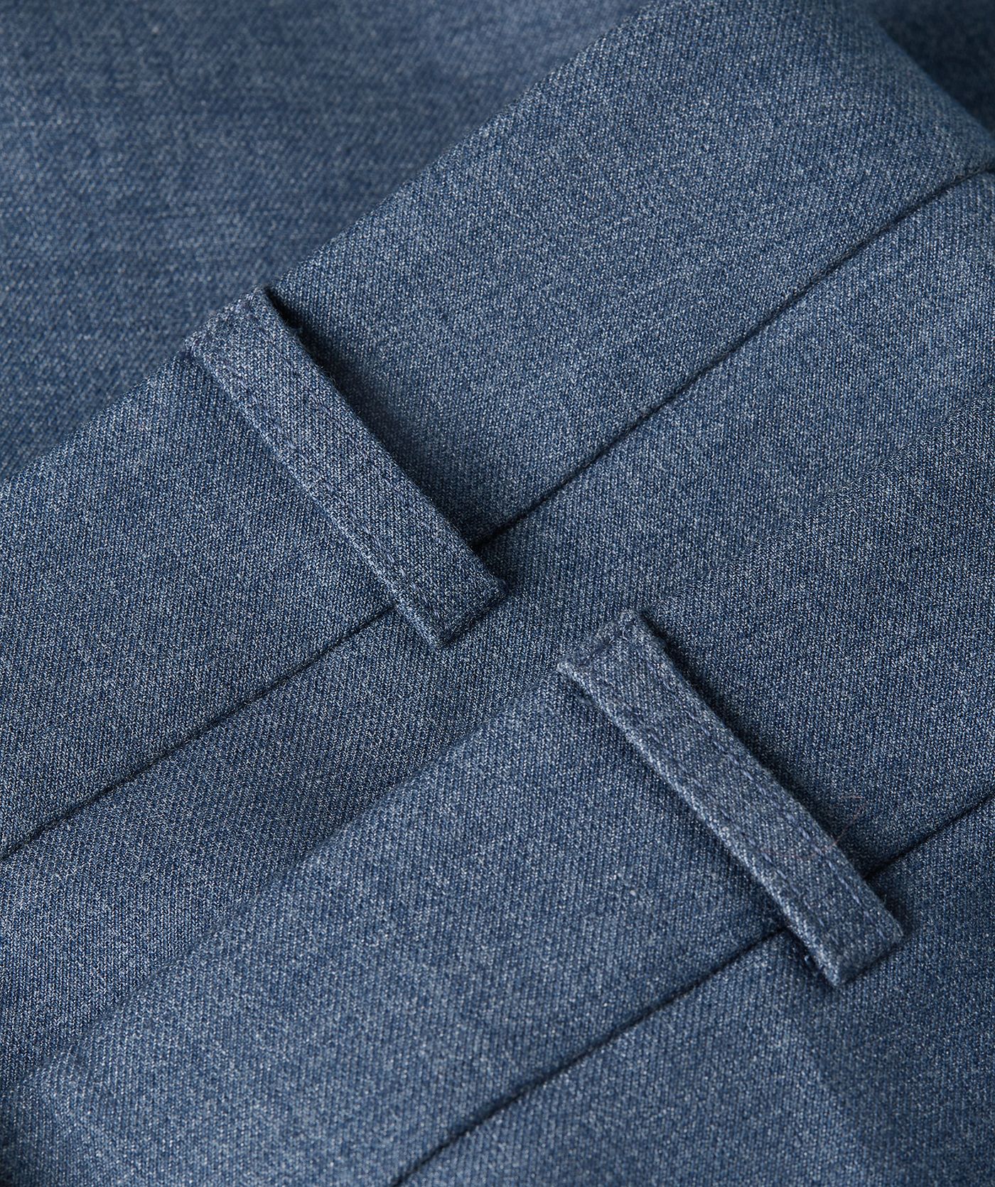 Calças Largas de Cintura Alta LIORA Azul Chambray - Josh V