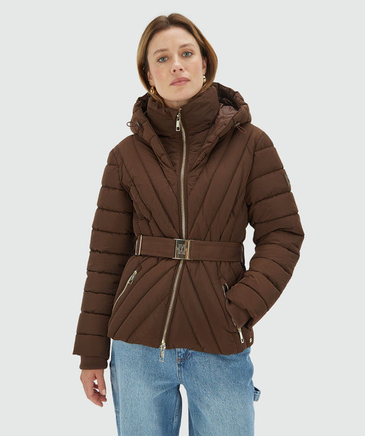 Casaco Puffer MARIETTA  Marrom - Josh V