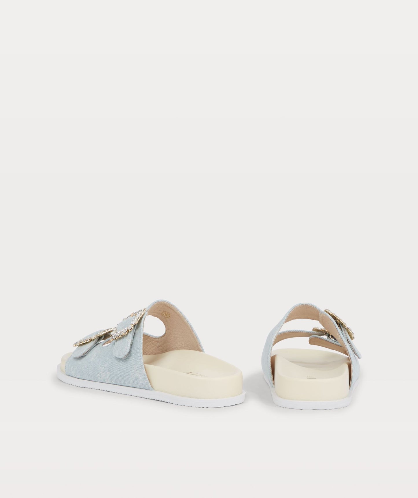 Sandálias MECIA com denim azul claro Josh V