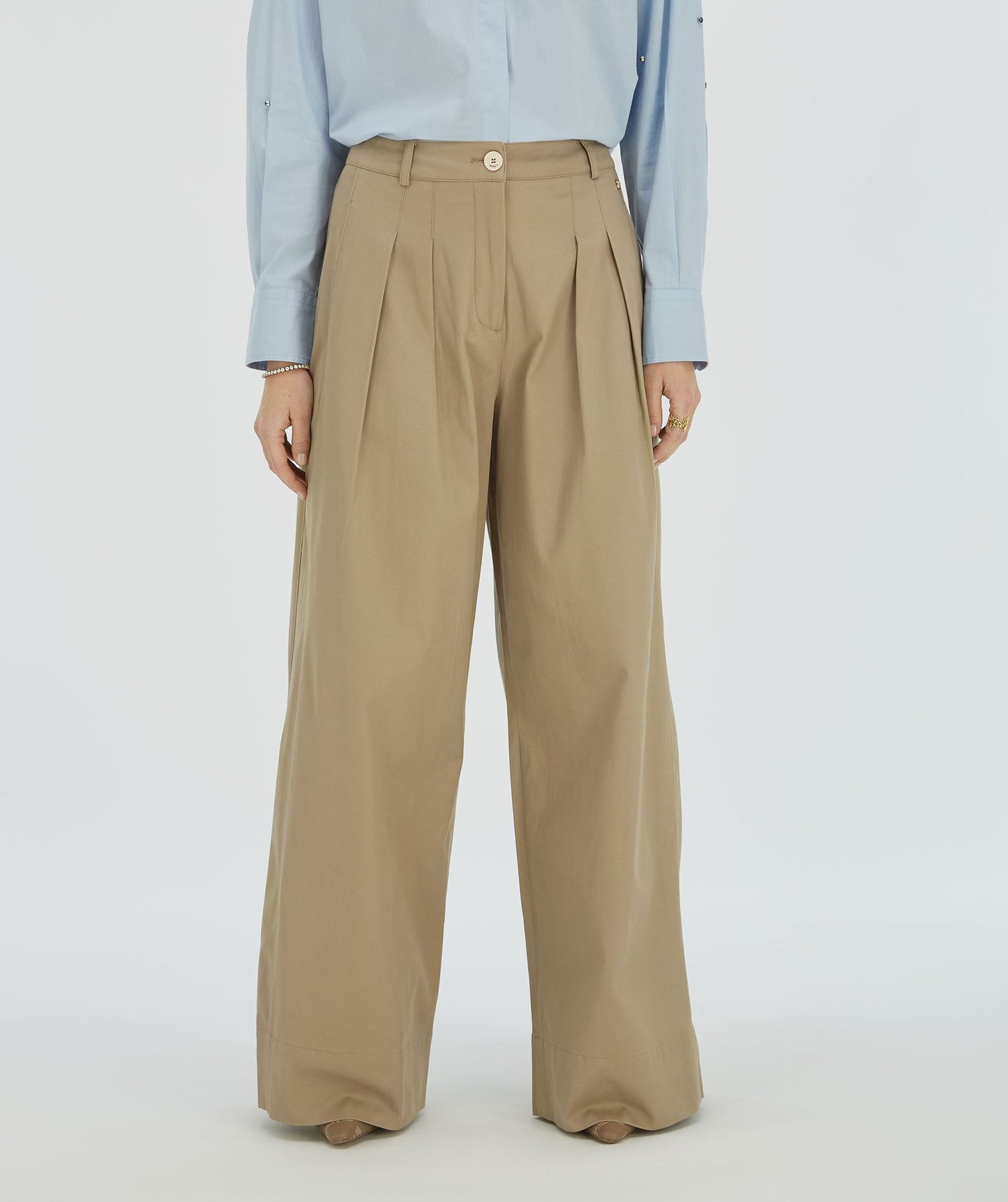 OLIVIA high-waisted wide-leg pants - josh V