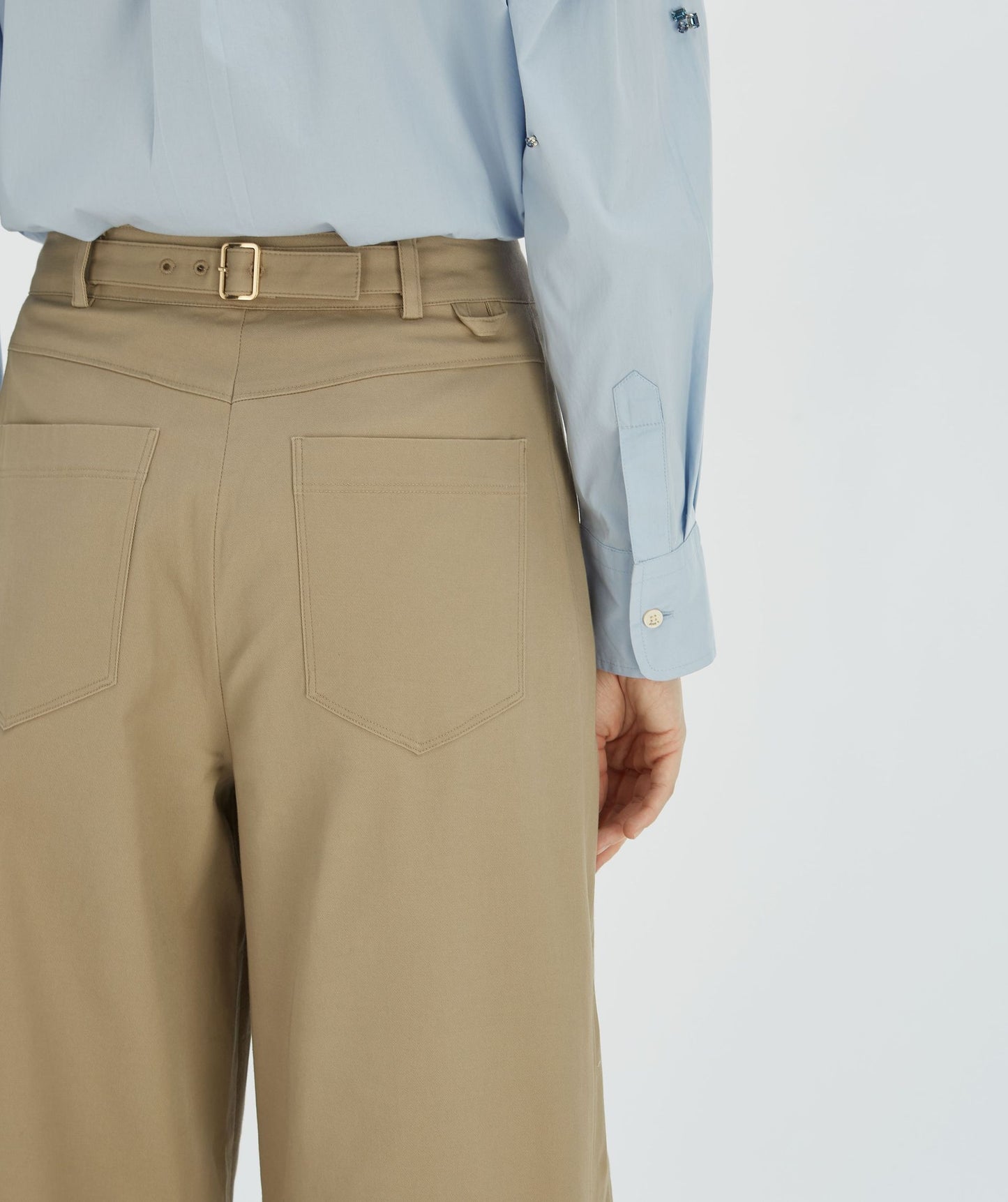 OLIVIA high-waisted wide-leg pants - josh V