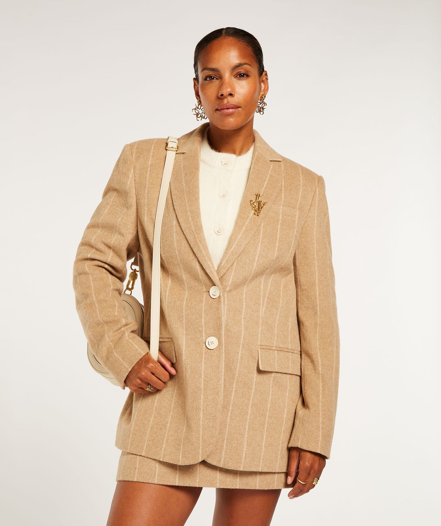 Sadie Oversized Blazer With Pinstripes - Josh V