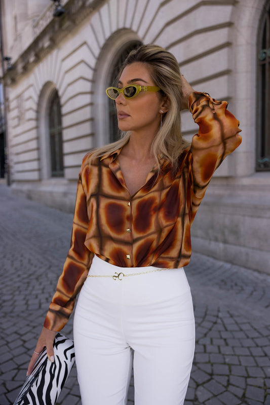 Pants with Chain SC- Scripta