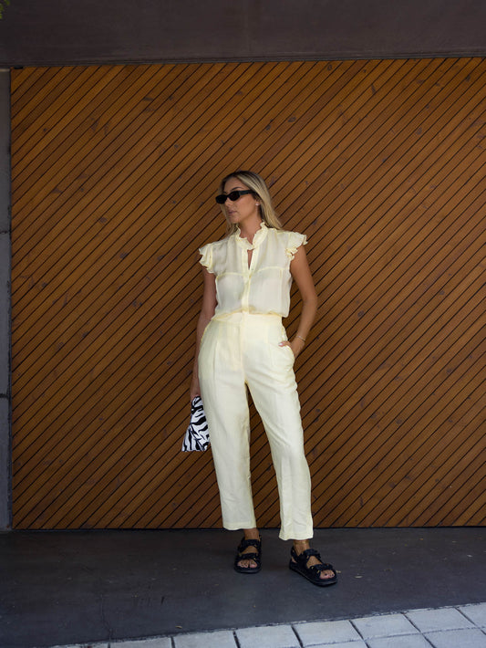 Pants with SC Chain Detail on Pocket - Scripta