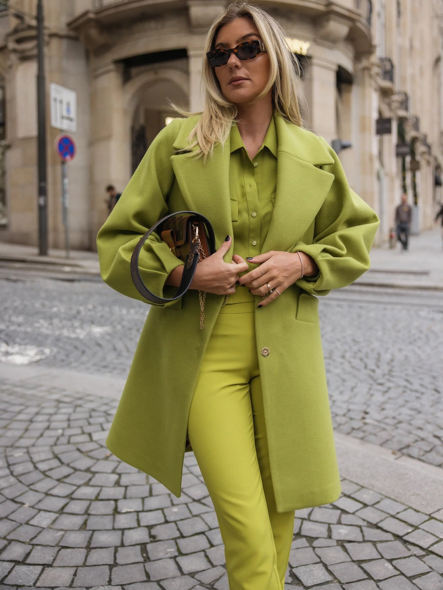 Pantalon avec détail appliqué sur la ceinture - Scripta