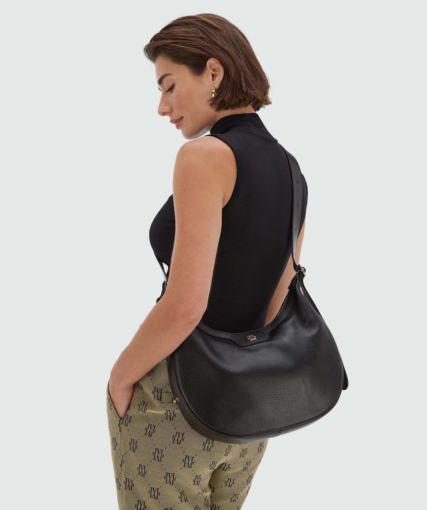 Bolsa de ombro de couro SHEIDA
