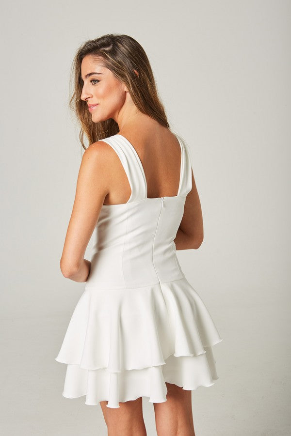Vestido Curto Branco - Mangata