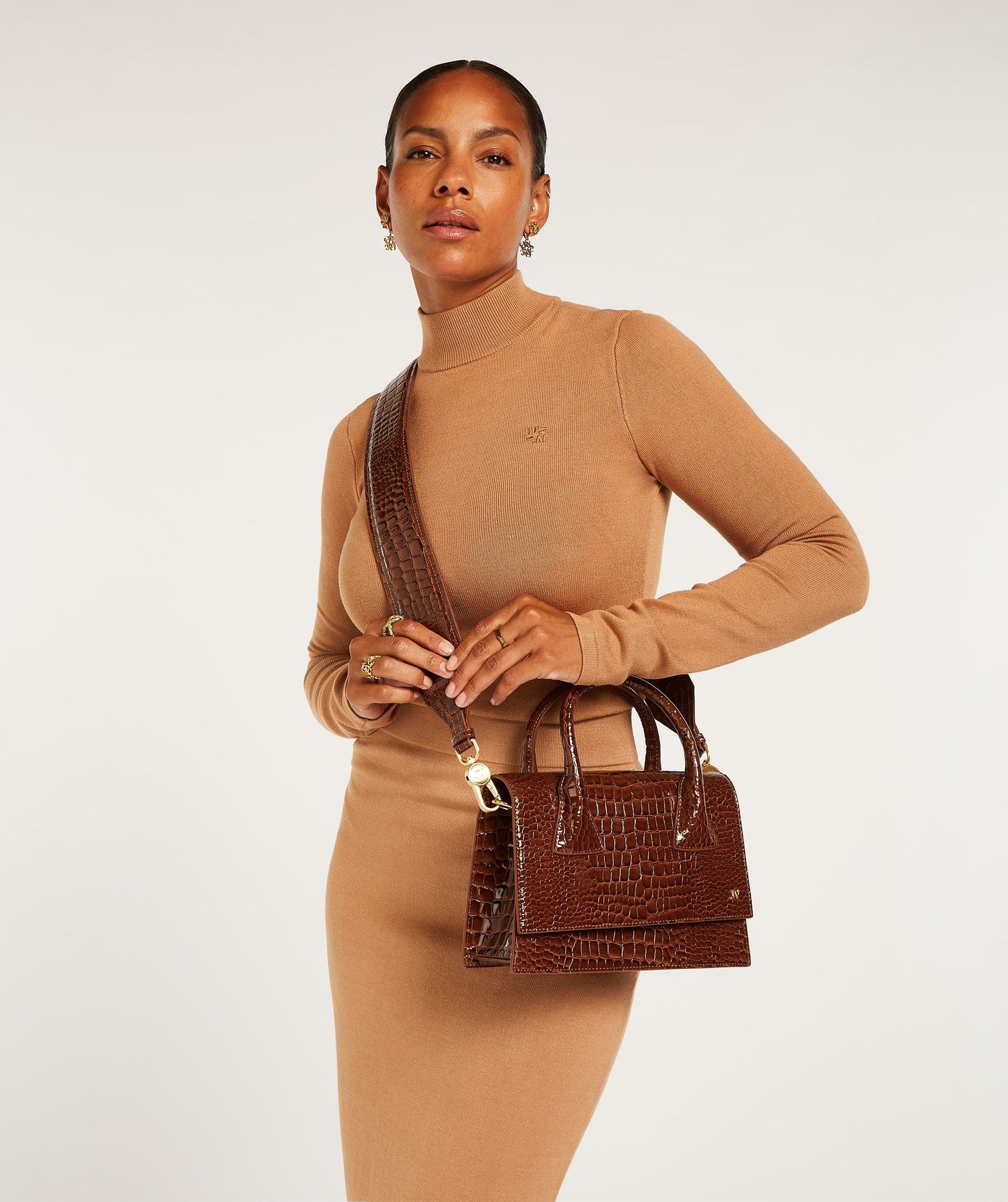 YENTIL Crocodile Texture Bag - Josh V