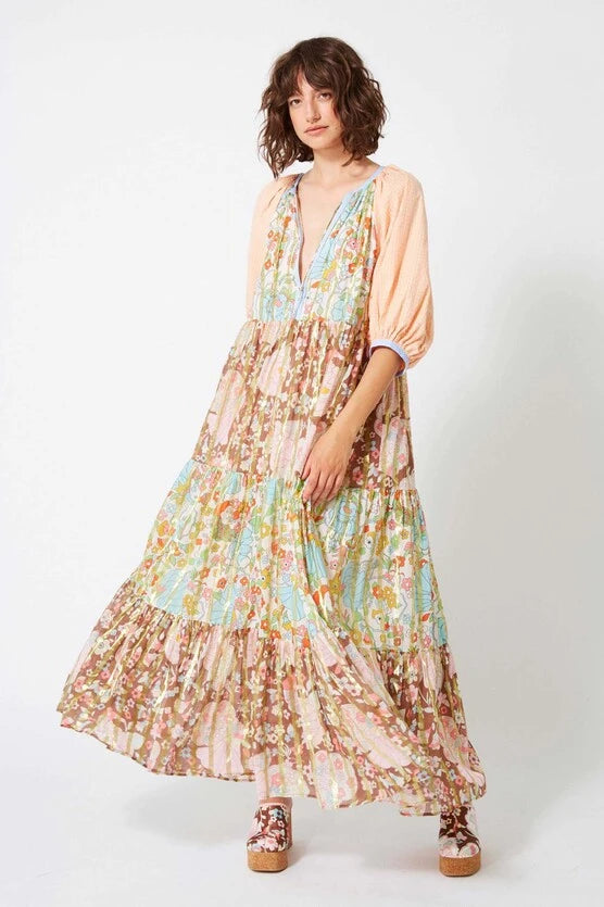 ROBE PLAYA MULTICOLORE - Manoush