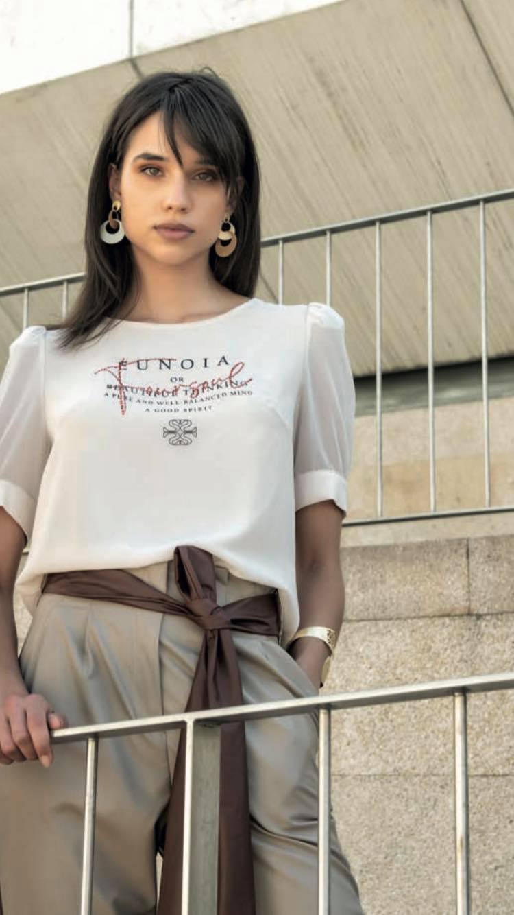 T-shirt en crêpe - Foursoul