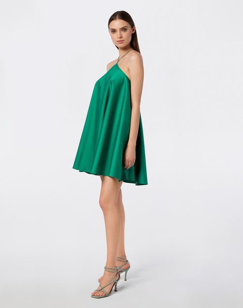 ROBE COURTE EN SATIN - Jijil