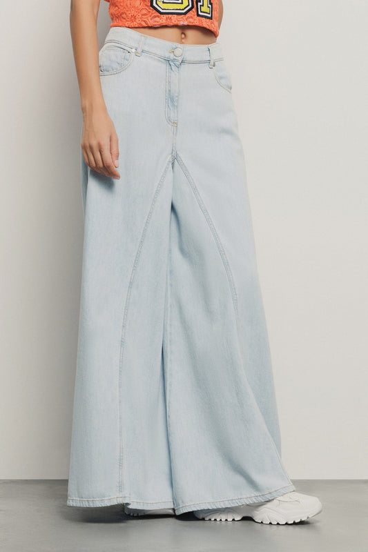 Calça Jeans Pantalona - Gaëlle Paris