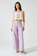 Load image into Gallery viewer, LILAC SUMMER DENIM TROUSERS - Manoush
