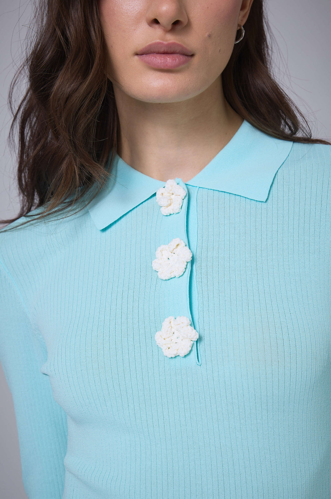 Camisola Polo Fleurette - Manoush