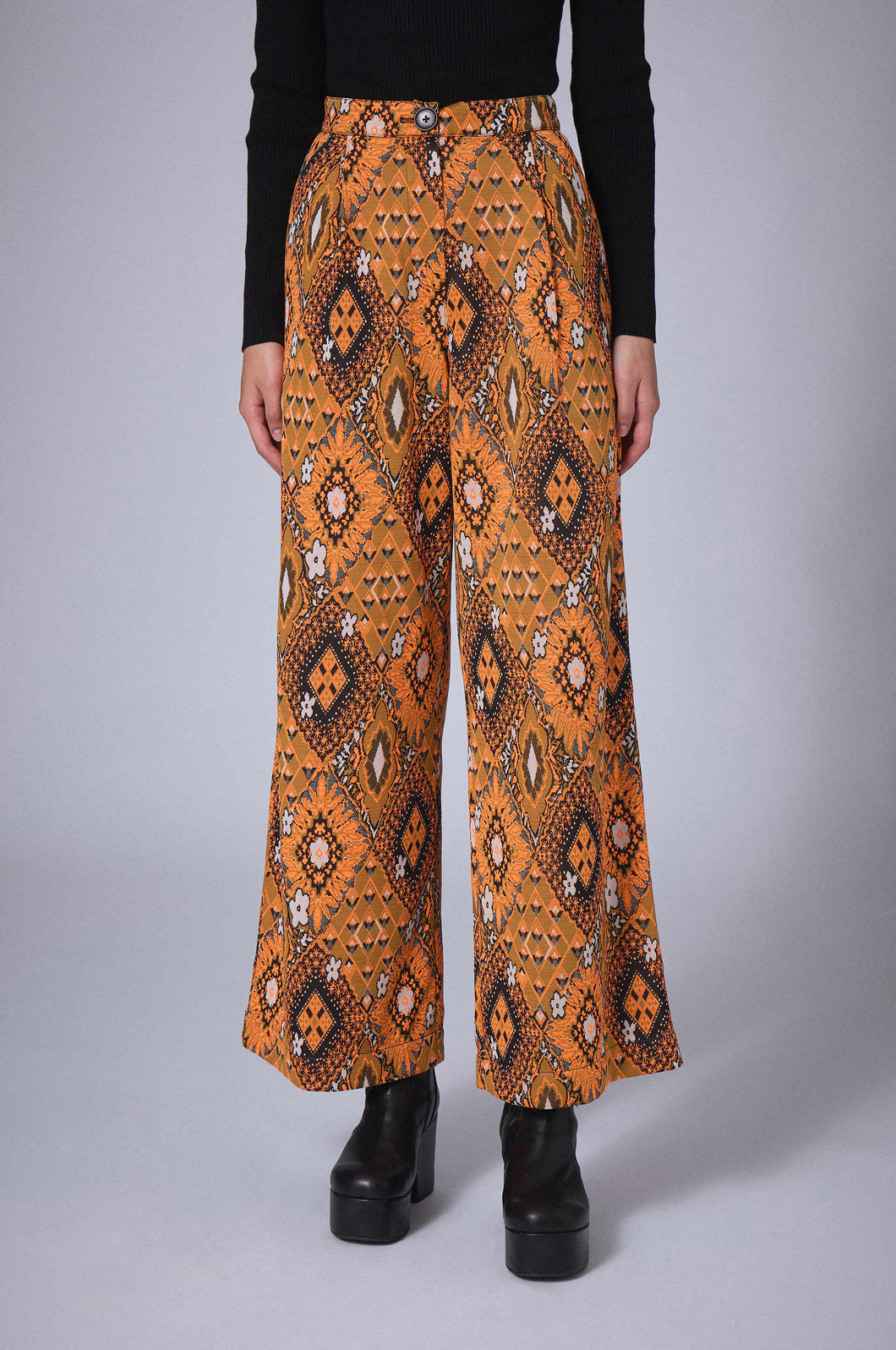 Calça jacquard - Manoush