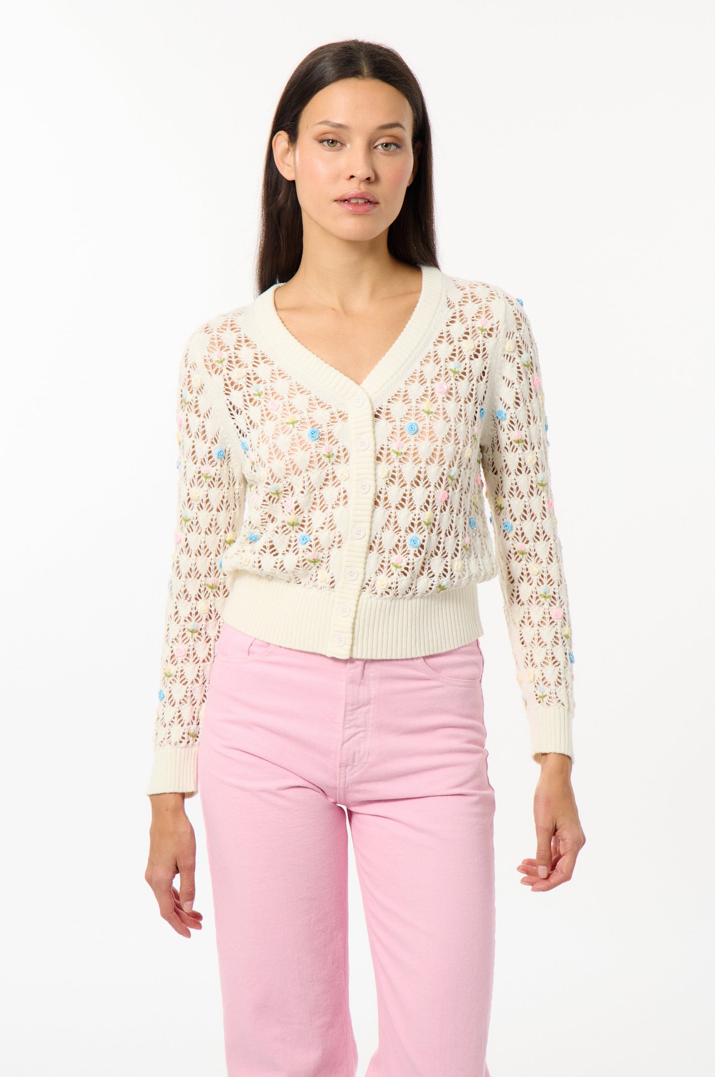 Cardigan Georgette Preto - Manoush