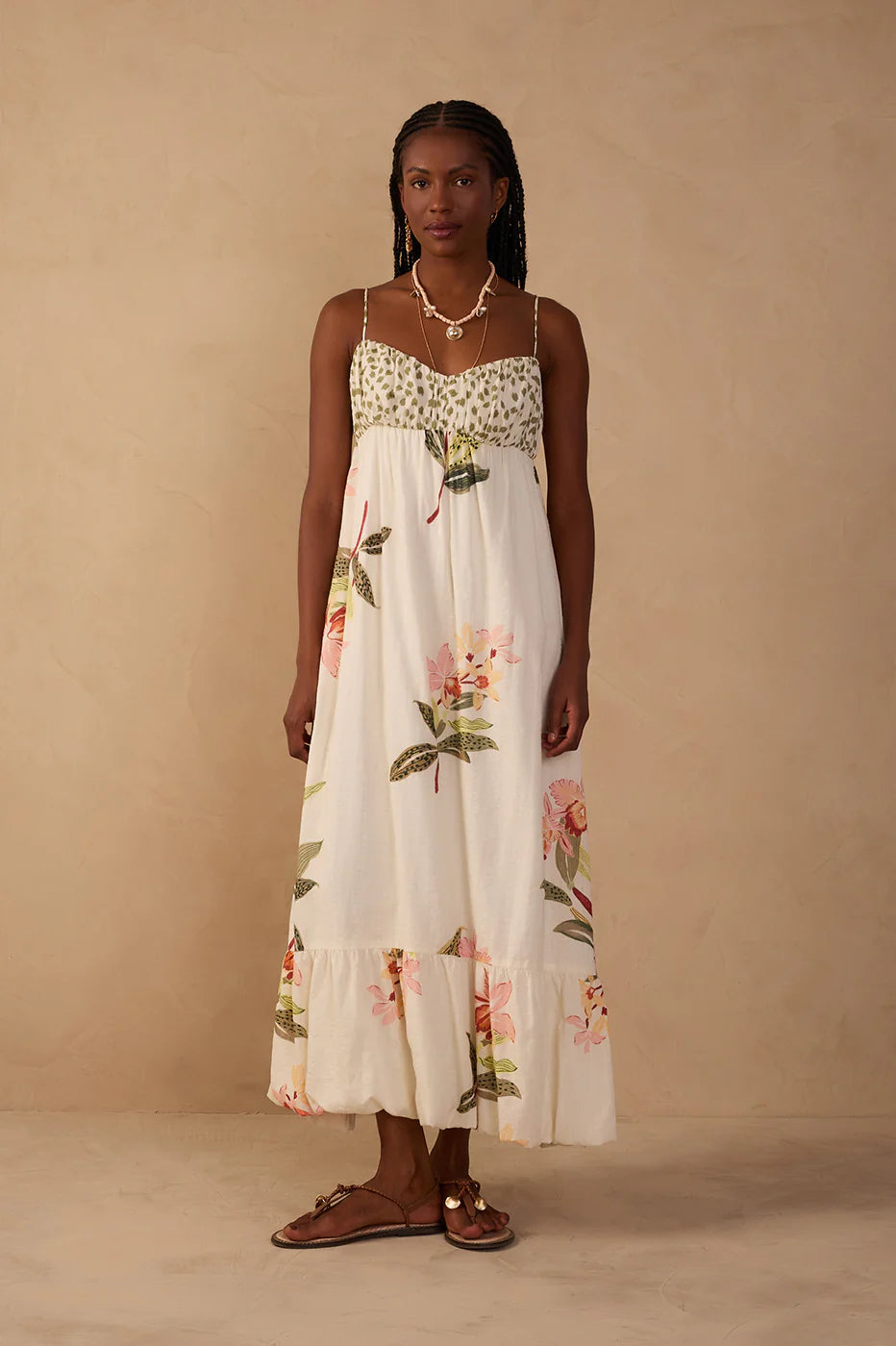 Vestido Cropped Estampa Verdejar – Dress To